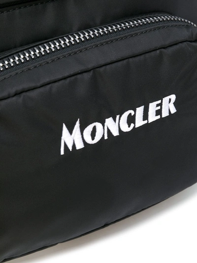 Shop Moncler Logo-print Belt Bag In Black