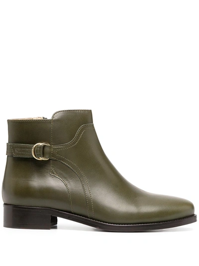 Shop Tila March Chelsea Ankle Boots In Green