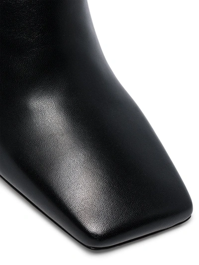 Shop Wandler Isa 85mm Knee-high Boots In Black