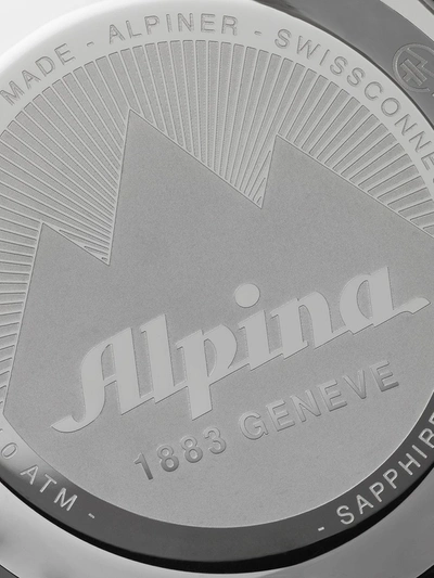 Shop Alpina Alipnerx Smartwach 45mm In Black