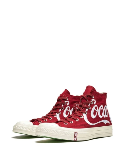 Shop Converse X Kith X Coca-cola Chuck 70 Hi "usa" Sneakers In Red