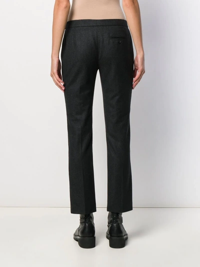 Shop Alexander Mcqueen Cropped Tailored Trousers In Grey