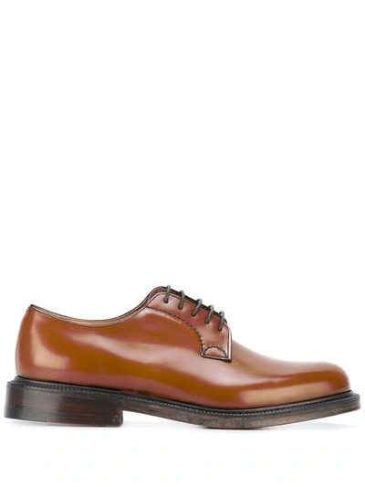 Shop Church's Shannon Leather Derby Shoes In Brown