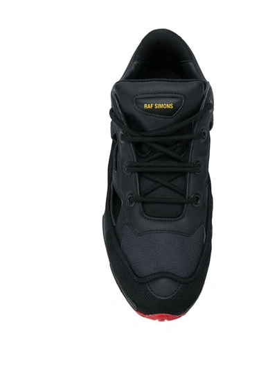 Shop Adidas Originals X Raf Simons Replicant Ozweego Sneakers In Black