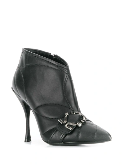 Dolce & Gabbana Ankle Boots Devotion Leather Black