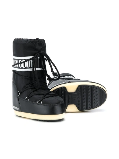 Moon Boot Black Icon Snow Boots In Black