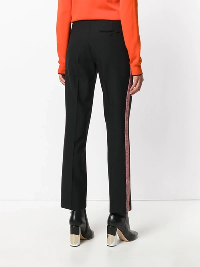 Shop Etro Side-stripe Tailored Trousers In Black