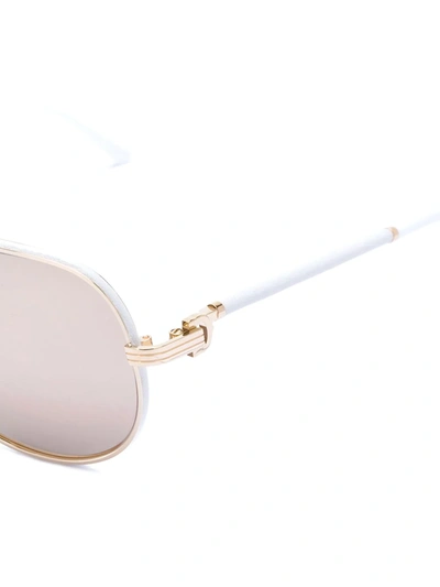 Shop Cartier Must De  Pilot-frame Sunglasses In Neutrals