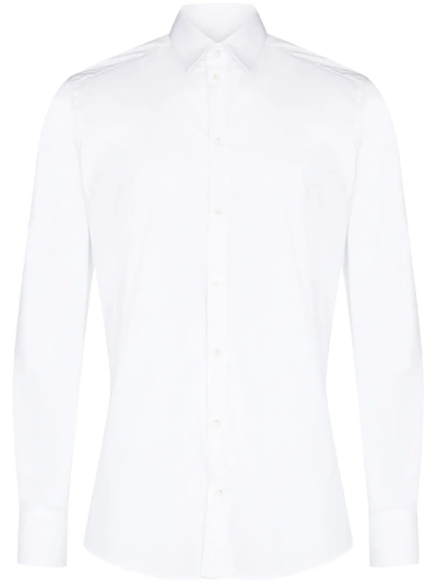 Shop Dolce & Gabbana Classic Formal Shirt In White