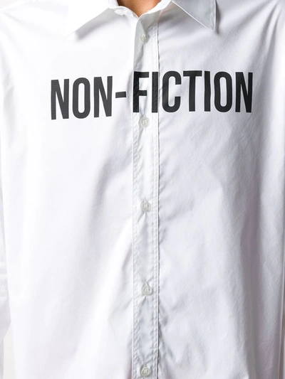 Non-Fiction 印花衬衫