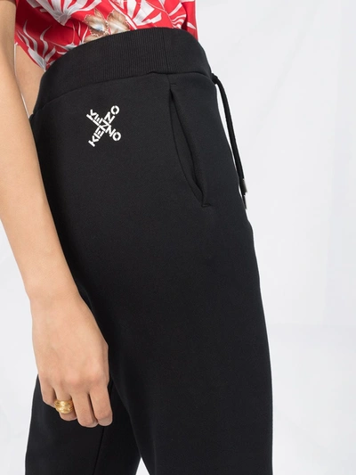 Kenzo Black Sport Big X Lounge Pants In Black
