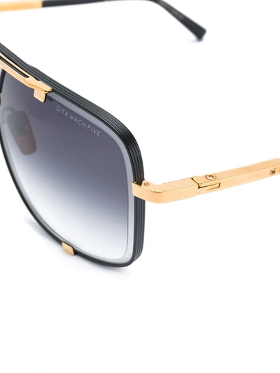 Dita Eyewear Pilot-frame Sunglasses In Black