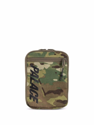 Shop Palace Camouflage-print Sack In Green