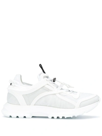 Shop Givenchy Chunky Lace-up Trainers In White