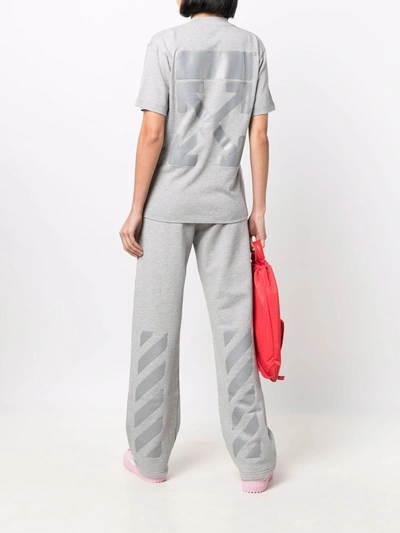 Shop Off-white Arrow-print T-shirt In Grey