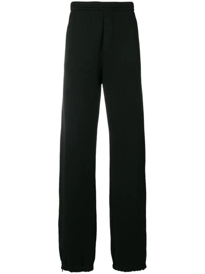 DSQUARED2 LOOSE FIT TRACK PANTS - 黑色