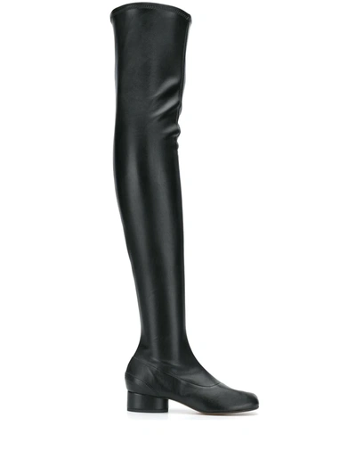 Shop Maison Margiela Tabi Stivale Boots In Black