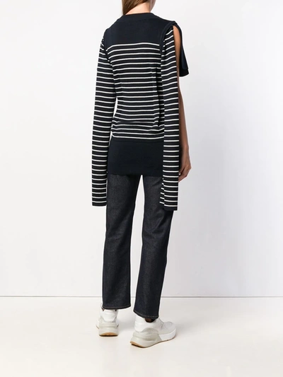 Jw Anderson Double Layer-sleeve T-shirt In Blue