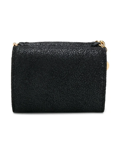 Stella Mccartney Mini Falabella Wallet In Black
