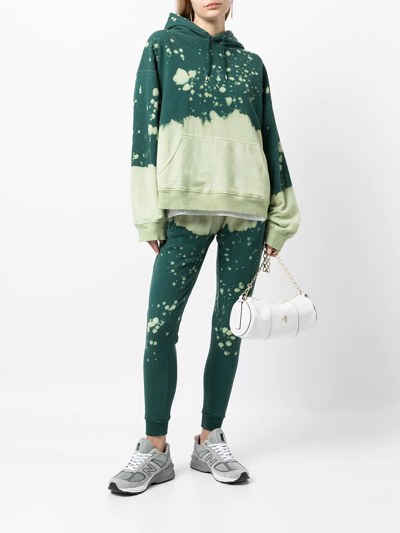 La Detresse The King Abstract-print Track Trousers In Green
