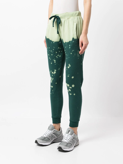 Shop La Detresse The King Abstract-print Track Trousers In Green