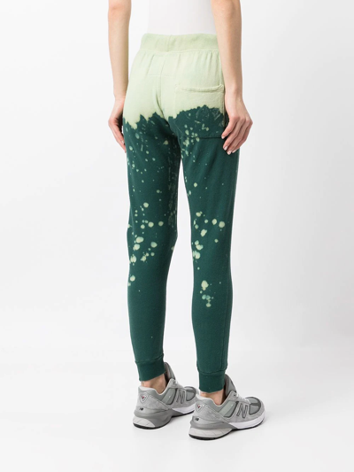 La Detresse The King Abstract-print Track Trousers In Green
