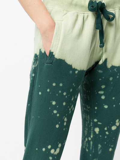 Shop La Detresse The King Abstract-print Track Trousers In Green