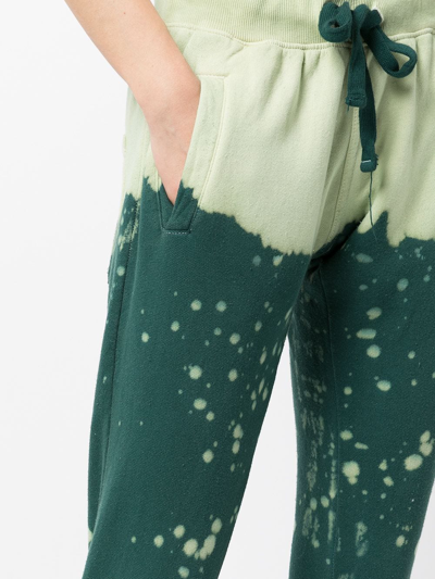 La Detresse The King Abstract-print Track Trousers In Green