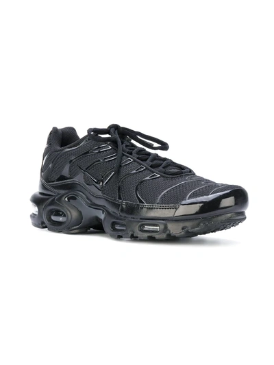 Shop Nike Air Max Plus "triple Black" Sneakers