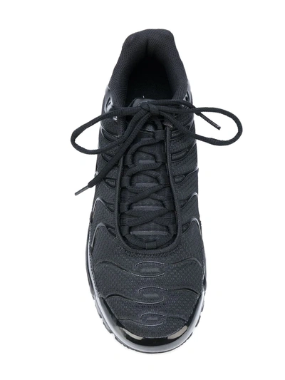Shop Nike Air Max Plus "triple Black" Sneakers