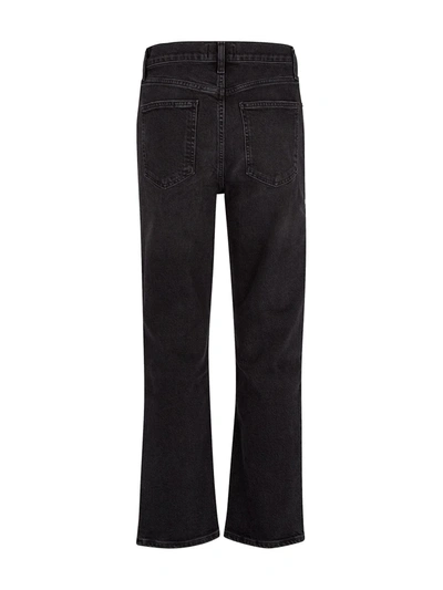 Shop Agolde Panoramic Wild Straight Jeans In Schwarz