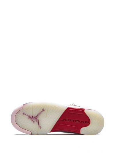 Jordan Air  5 Retro Sneakers In White