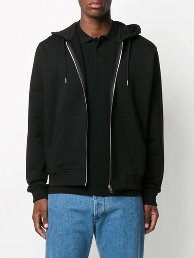 Shop Kenzo Tiger Embroidered Hoodie In Black