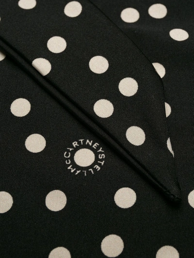 Shop Stella Mccartney Polka Dot Print Swimsuit In Black