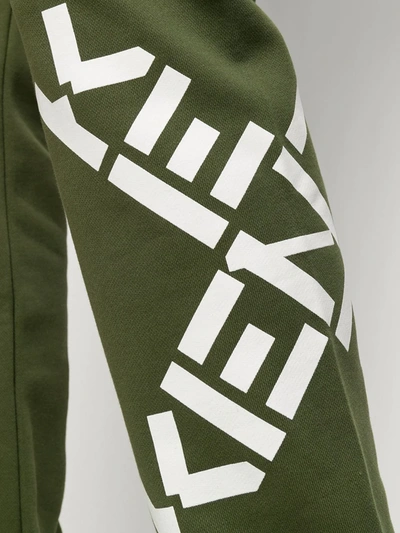 Shop Kenzo Sport Track Pants In Green