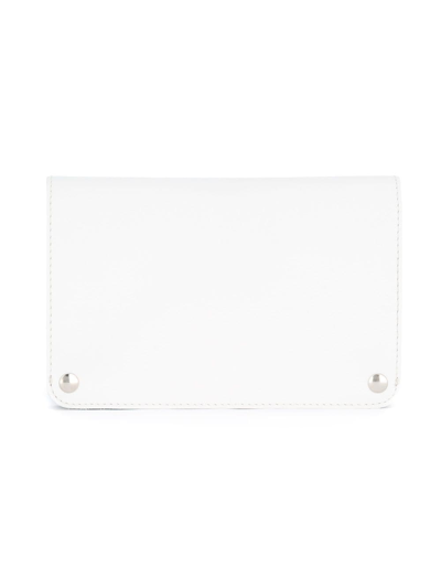 Comme Des Garçons 'studs' Wallet In White