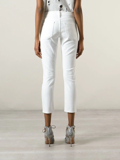 Shop Mother 'the Looker Crop' Jeans In White