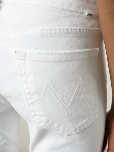 Shop Mother 'the Looker Crop' Jeans In White