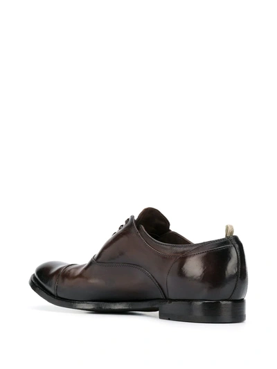 Shop Officine Creative Oxford Lace-up Shoes In Brown