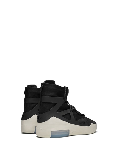 Nike Air Fear Of God 1 Hi-top Sneakers In Black