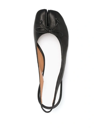 Shop Maison Margiela Tabi 40mm Slingback Pumps In Black