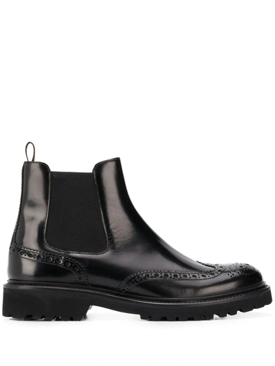 Shop Scarosso Poppy Chelsea Boots In Black