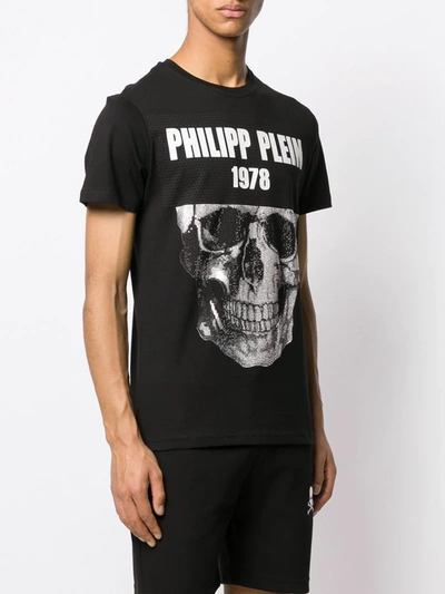 Shop Philipp Plein Skull T-shirt In Black