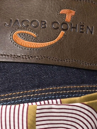 Shop Jacob Cohen Straight Leg Jeans In Blau