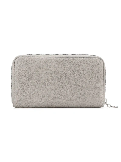 Shop Stella Mccartney Falabella Wallet In Grey