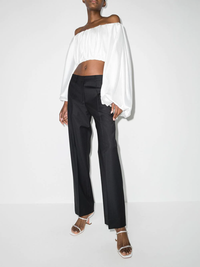 Shop Solace London Ayla Off-the-shoulder Blouse In White
