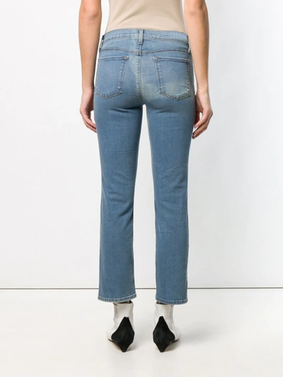Shop J Brand Classic Slim-fit Jeans In Blue
