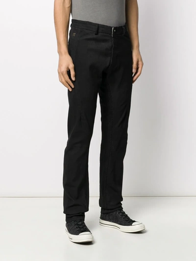 Shop Isaac Sellam Experience Hedoniste Straight-leg Trousers In Black