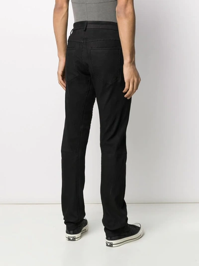 Shop Isaac Sellam Experience Hedoniste Straight-leg Trousers In Black