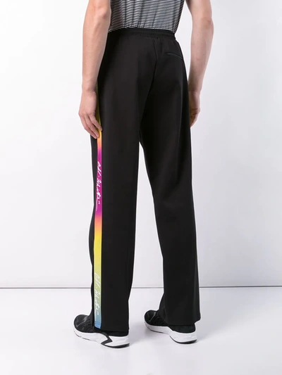 Shop Off-white Side Panelled Track Pants In Black
